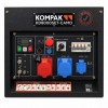 Kompak KD8000SET-CAMO B 8 kVA 230/400V diiselgeneraator (25 L paak)